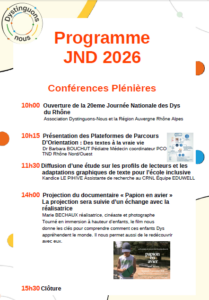 1ère page du programme