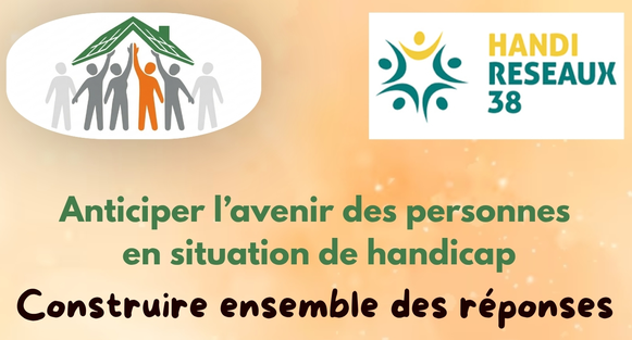 Logo de HandiRéseaux38 et titre du colloque